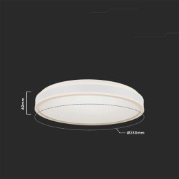 Plafon V-TAC 18W LED 3w1 biały okrągły fi.35cm VT-7779 4000K 1280lm