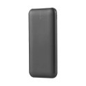 Power bank V-TAC 10000mAh slim type C czarny VT-3527