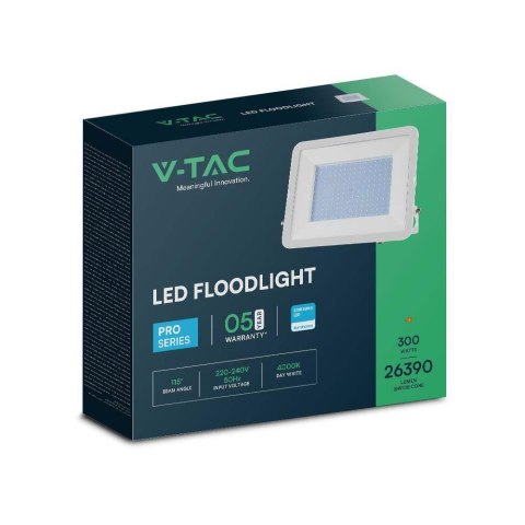 Projektor LED V-TAC 300W SAMSUNG CHIP PRO-S biały VT-44300 6500K 26390lm 5 lat gwarancji
