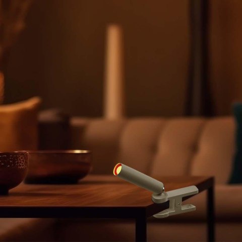 Lampka biurkowa V-TAC 4w1 37cm kinkiet klips latarka 3W LED biała VT-7413 4000K 300lm