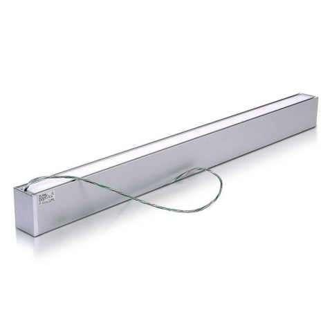 Oprawa V-TAC LED linear SAMSUNG CHIP 60W góra dół do łączenia zwieszana srebrna 120cm VT-7-60-S 4000K 6000lm 5 lat gwarancji