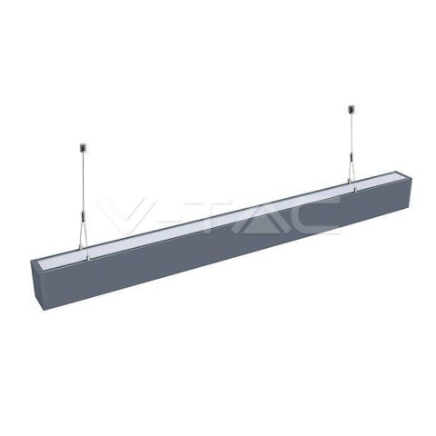 Oprawa V-TAC LED linear SAMSUNG CHIP 60W góra dół do łączenia zwieszana srebrna 120cm VT-7-60-S 4000K 6000lm 5 lat gwarancji