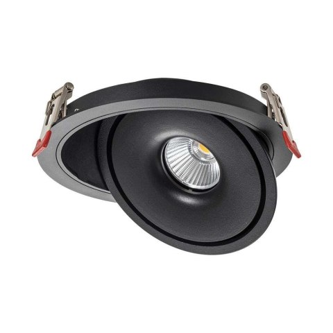 Oprawa V-TAC LED uchylny downlight 20W LED COB CRI90+CCT czarna VT-2520 3000K-4000K-6400K 1408lm