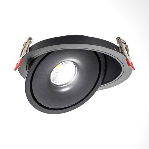 Oprawa V-TAC LED uchylny downlight 20W LED COB CRI90+CCT czarna VT-2520 3000K-4000K-6400K 1408lm