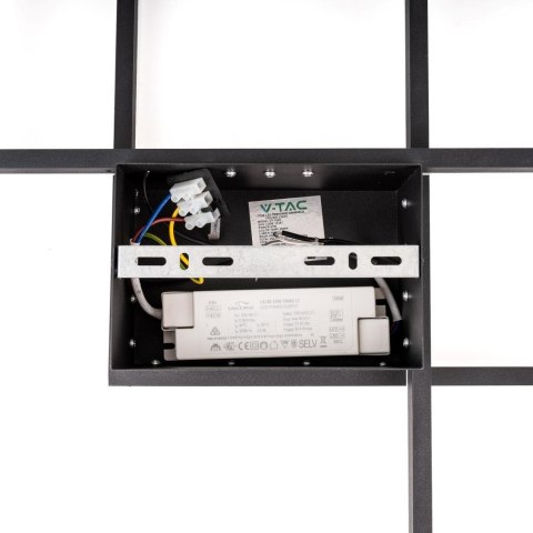 Oprawa sufitowa V-TAC LED 47W czarna VT-7926 3000K 5010lm