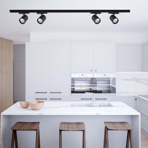 Oprawa szynosystem 3F V-TAC 35W 30st czarna VT-4235 4000K 3000lm 3 lata gwarancji