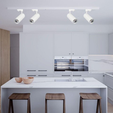 Oprawa szynosystem 3F V-TAC 40W LED 35st CCT CRI90+biała VT-47050 2700K-4000K-6000K 3150lm