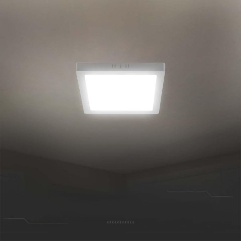 Panel LED V-TAC natynkowy premium downlight 18W kwadrat 220x220 VT-61018 4000K 1980lm