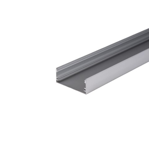 Profil aluminiowy anodowany V-TAC 2mb klosz mleczny 20x50mm VT-8206