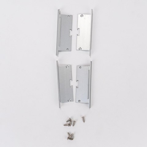 Profil aluminiowy anodowany wpuszczany 20x50mm V-TAC 2mb klosz mleczny VT-8207