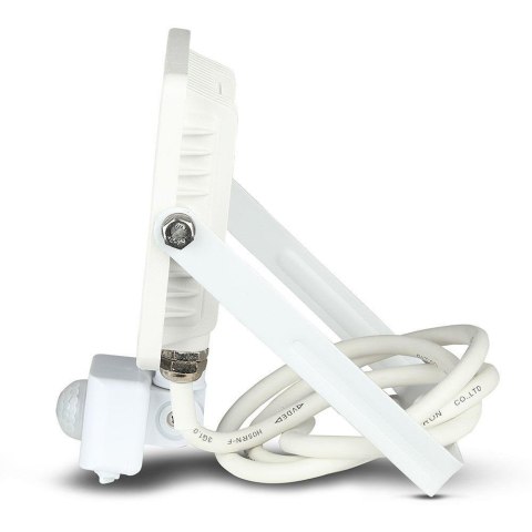 Projektor LED V-TAC 30W SAMSUNG CHIP czujnik ruchu funkcja cut-OFF biały VT-30-S-W 6400K 2400lm 5 lat gwarancji