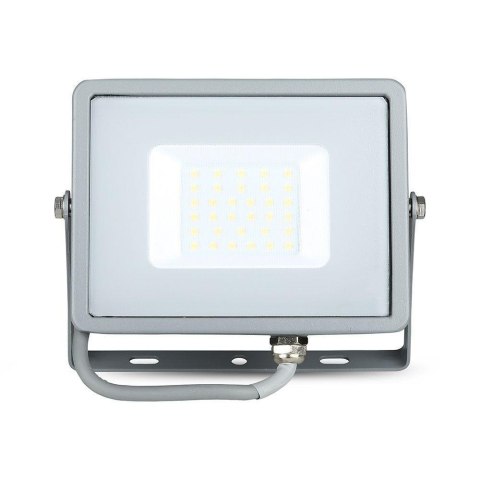 Projektor LED V-TAC 30W SAMSUNG CHIP szary VT-30-G 6400K 2400lm 5 lat gwarancji