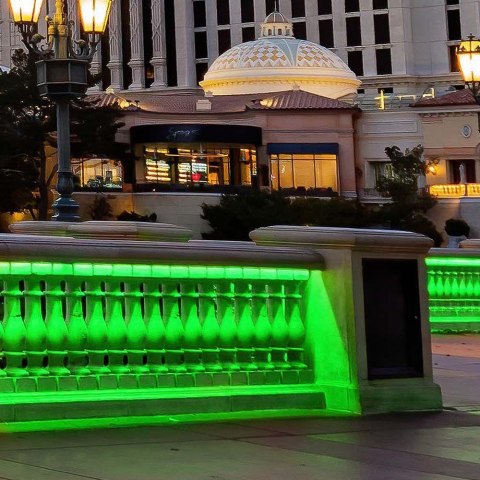 Taśma LED V-TAC bezpunktowa COB 320LED 24V IP67 10W/m VT-COB 320 Kolor Zielony