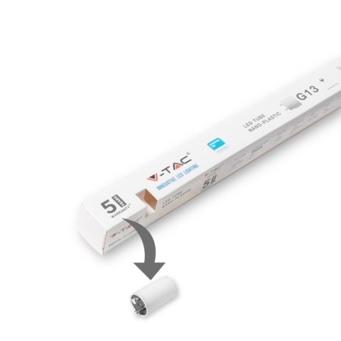 Tuba świetlówka LED T8 V-TAC SAMSUNG CHIP 150cm 22W G13 VT-151 6400K 2000lm 5 lat gwarancji