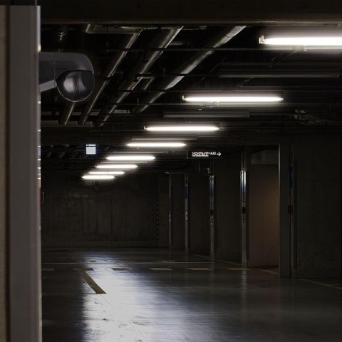 Czujnik ruchu ścienny 180st ruchoma główka czarny full black V-TAC VT-8028