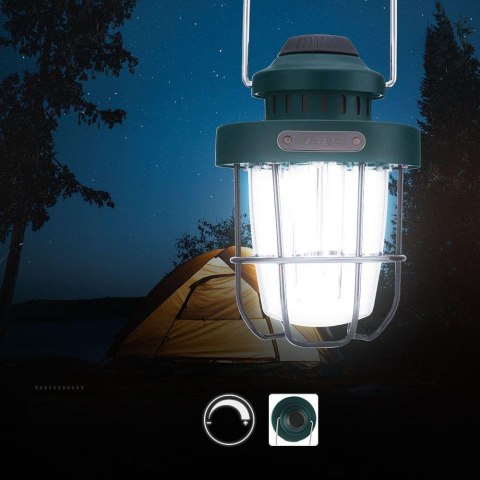 Lampa kempingowa przenośna V-TAC LED 3W IP44 ładowanie USB-C zmiana barwy VT-9903D 2700K+6500K 230lm