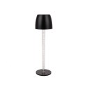 Lampka biurkowa nocna V-TAC 3W LED 37cm ładowanie ściemnianie czarna VT-7576 3000K 310lm