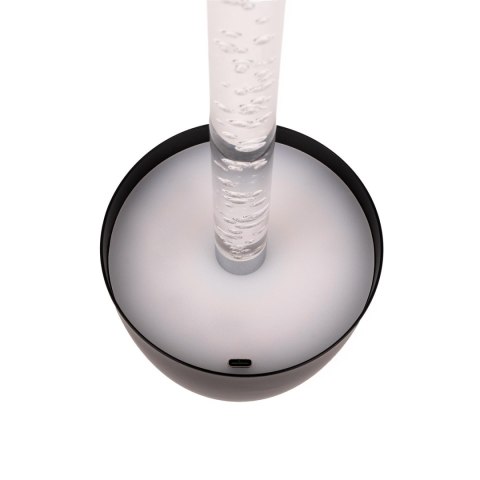 Lampka biurkowa nocna V-TAC 3W LED 37cm ładowanie ściemnianie czarna VT-7576 3000K 310lm