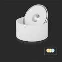 Oprawa natynkowa downlight V-TAC 28W uchylna CRI90 CCT biała VT-2833 3000K-4000K-6400K 2500lm