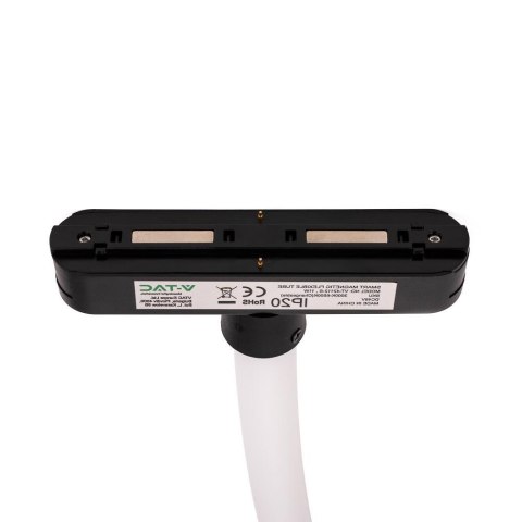 Oprawa szynosystem magnetyczny 48V V-TAC 11W LED CCT 30st smart 100cm WI-FI tracklight czarna VT-42112 2700K-6400K 1270lm 3 lata