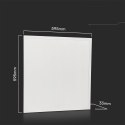 Panel LED V-TAC 25W 600x600 LED backlight 33mm 180Lm/W VT-60025 4000K 4500lm