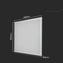 Panel LED V-TAC 40W 600x600 SAMSUNG CHIP 3w1 natynkowy/podtynkowy VT-6139 6500K 3960lm 3 lata gwarancji