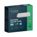 Panel wpuszczany V-TAC 6W LED SAMSUNG CHIP kwadrat 120x120mm VT-61006SQ-S 3000K 660lm 5 lat gwarancji