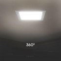 Panel wpuszczany V-TAC 6W LED SAMSUNG CHIP kwadrat 120x120mm VT-61006SQ-S 3000K 660lm 5 lat gwarancji