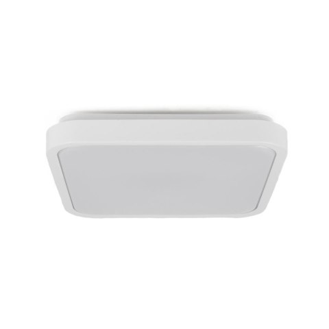 Plafon V-TAC 18W LED kwadrat 30x30cm natynkowy pilot czujnik ruchu IP44 biały VT-8618S 4000K 1830lm