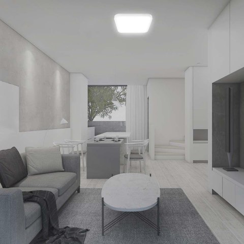 Plafon V-TAC 24W LED kwadrat 29x29cm natynkowy IP44 biały VT-8624 3000K 2500lm