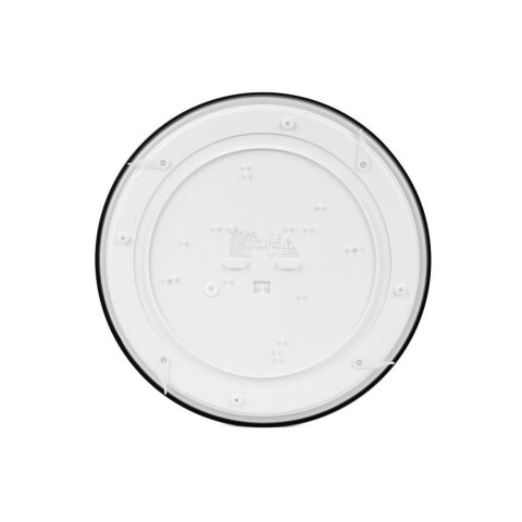 Plafon V-TAC 24W LED okrągły 30cm natynkowy IP44 czarny VT-8624B 3000K 2500lm