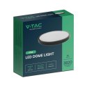 Plafon V-TAC 36W LED okrągły 35cm natynkowy IP44 czarny VT-8630B 6500K 3820lm