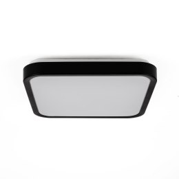 Plafon V-TAC 48W LED kwadrat 42x42cm natynkowy IP44 czarny VT-8630B 3000K 5160lm