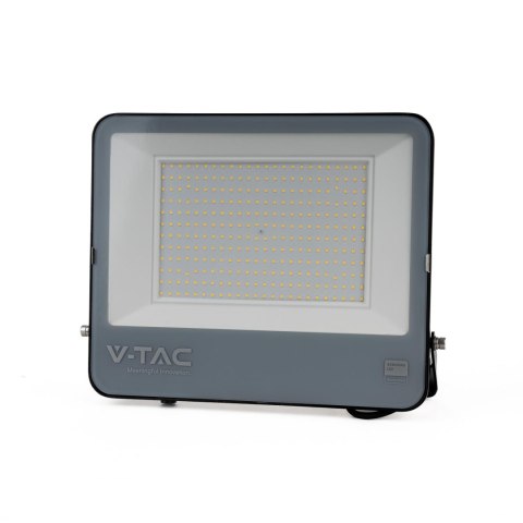 Projektor LED V-TAC 200W 100Lm/W przewód 1mb SAMSUNG CHIP czarny VT-44204 6500K 17540lm 5 lat gwarancji