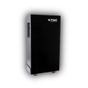 Magazyn bank energii V-TAC czarny szklany front 16.07kWh 314Ah/51.2V LiFePO4 BMS VT-16076B 10 lat gwarancji