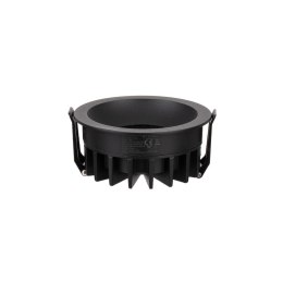 Oprawa V-TAC LED downlight 18W BRIDGELUX CHIP CCT czarna raster antyolśnieniowy plaster miodu VT-17018 3000K-4000K-6400K 1860lm