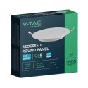 Panel wpuszczany V-TAC 24W LED SAMSUNG CHIP okrągły 294x29mm VT-61024RD-S 6500K 2640lm 5 lat gwarancji