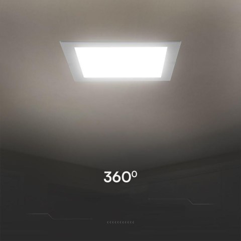 Panel wpuszczany V-TAC 6W LED SAMSUNG CHIP kwadrat 120x120mm VT-61006SQ-S 4000K 660lm 5 lat gwarancji