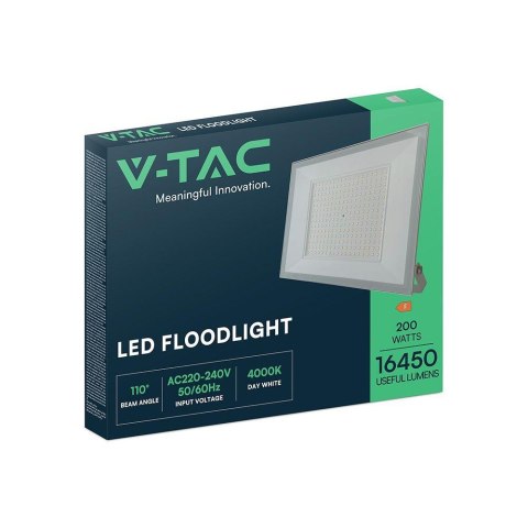 Projektor LED V-TAC 200W LED SMD biały VT-44208 4000K 16450lm