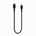 KABEL USB-C / USB-C Greencell PowerFlex 120cm PD 100W czarny silikonowy