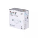 Oczko V-TAC gips GU10 wpuszczane okrągłe białe fi.103 V-TAC VT-859RD