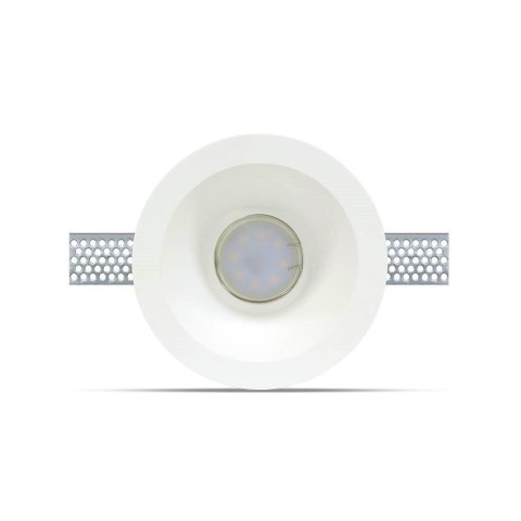 Oczko V-TAC gips GU10 wpuszczane okrągłe fi.132 białe VT-773