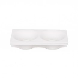 Oprawa gipsowa V-TAC 2xGU10 sufitowa biała 190x100 VT-11012 3 lata gwarancji