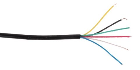 PRZEWÓD ALARMOWY DOMOFONOWY YTDY 6X0,5 + ŻEL - 100M