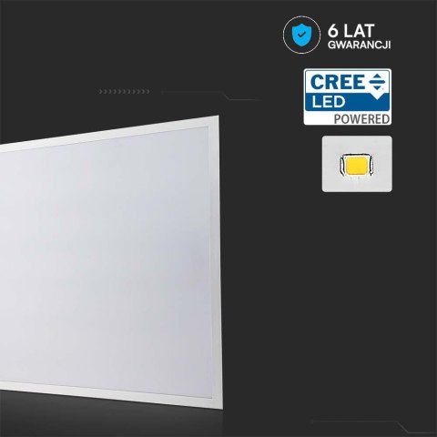 Panel LED V-TAC 36W 600x600 LED CREE CHIP zasilacz LIFUD backlight 33mm 120Lm/W VT-61036 6500K 4320lm 6 lat gwarancji