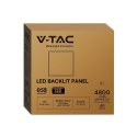 Panel LED V-TAC 40W 600x600 backlight 33mm 120Lm/W VT-61042 4000K 4800lm 5 lat gwarancji