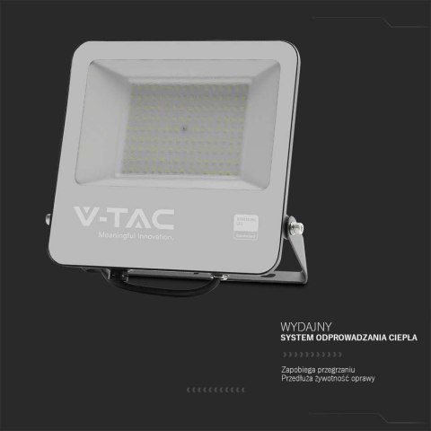 Projektor LED V-TAC CREE CHIP 100W 135lm/W przewód 1m IP65 VT-44101 3000K 13500lm 6 lat gwarancji