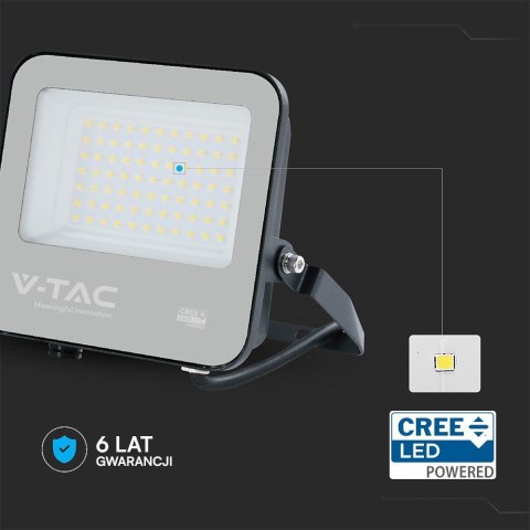 Projektor LED V-TAC CREE CHIP 50W 135lm/W IP65 VT-4455 6500K 6750lm 6 lat gwarancji