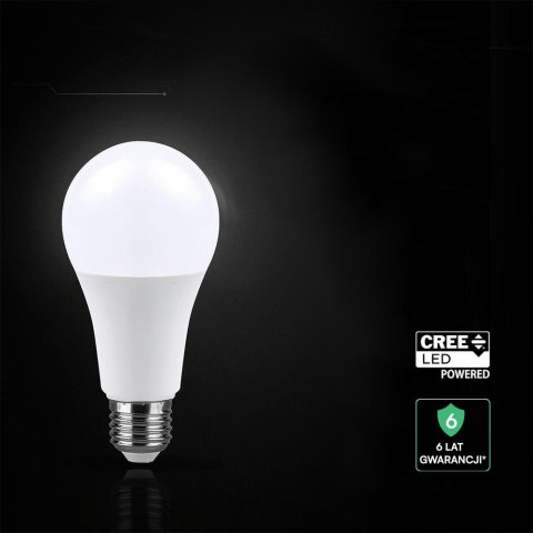 Żarówka LED V-TAC CREE CHIP 15W A65 E27 VT-2015 3000K 1521lm 6 lat gwarancji
