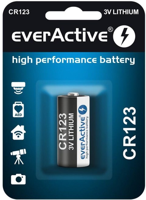Bateria CR123 everActive (blister 1 szt.)